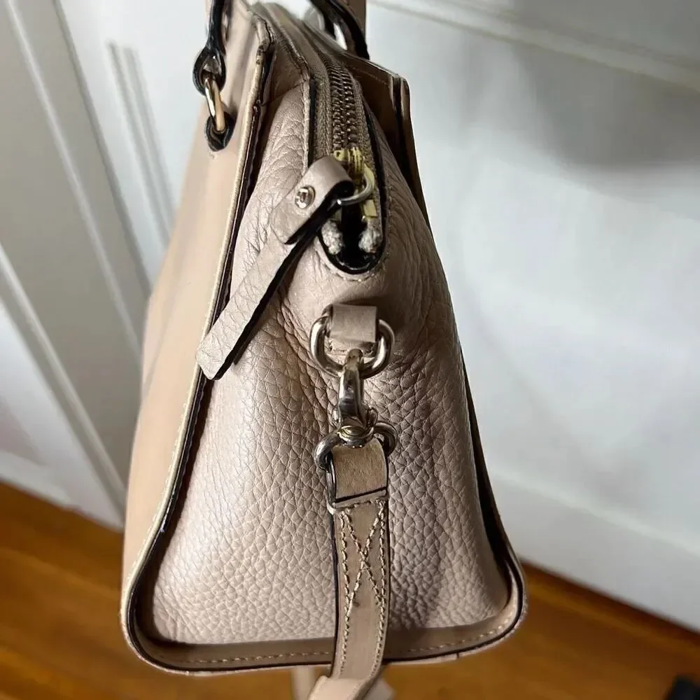 Kate Spade New York Mini Bernadine Hadley Satchel Crossbody Afftgo Tan